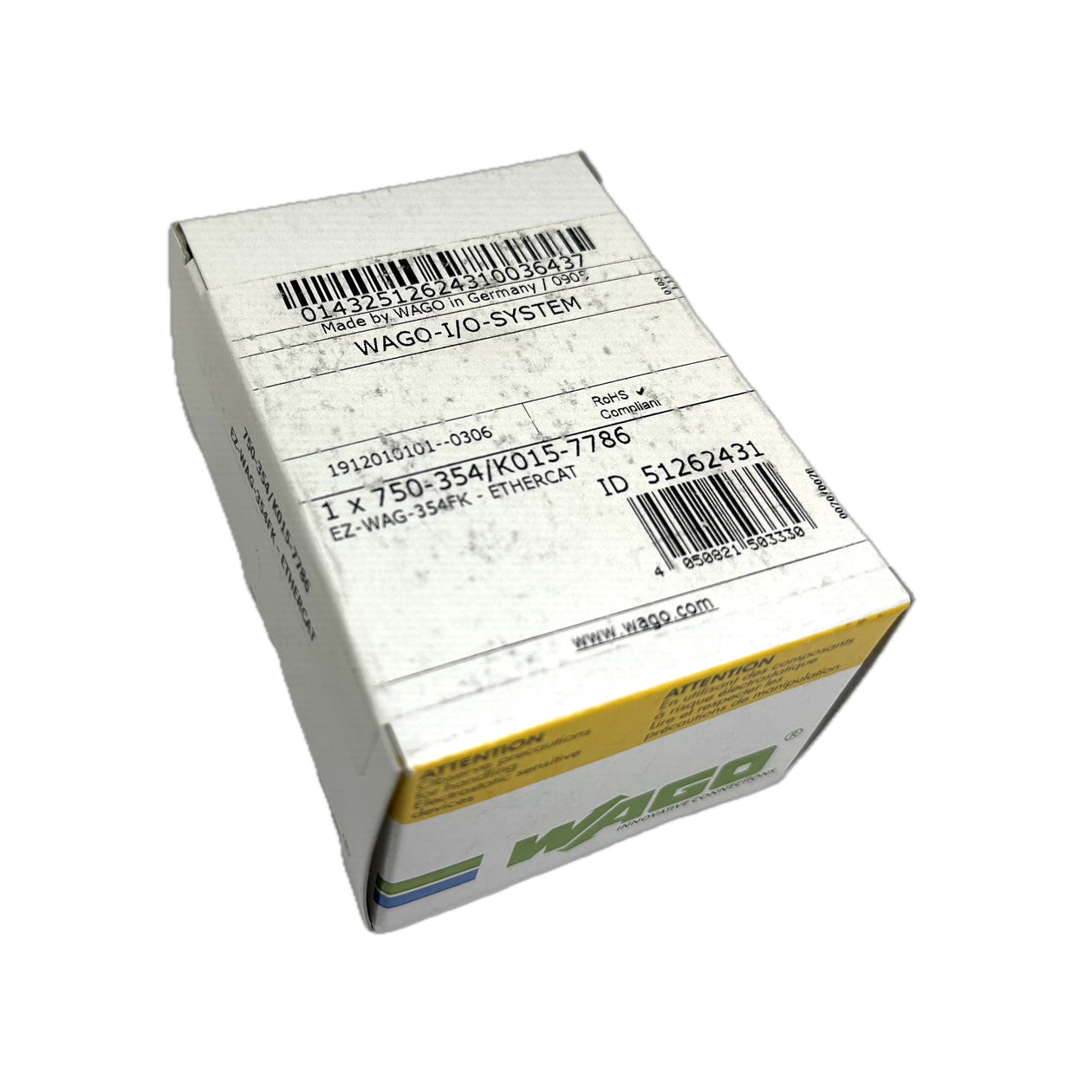 LK4895 Ethercat Feldbuskoppler 100Mbit 2 Port Wago 750-354 versiegelt