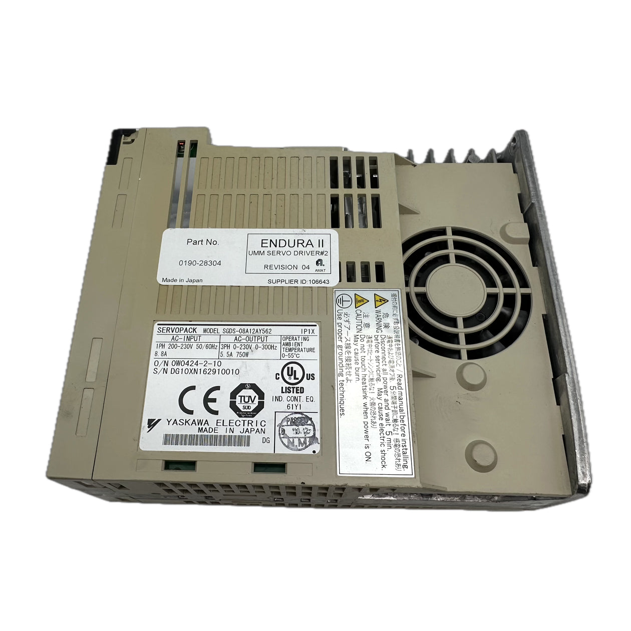 LK4903 Servoregler Yaskawa SGDS-08A12A 750W_4