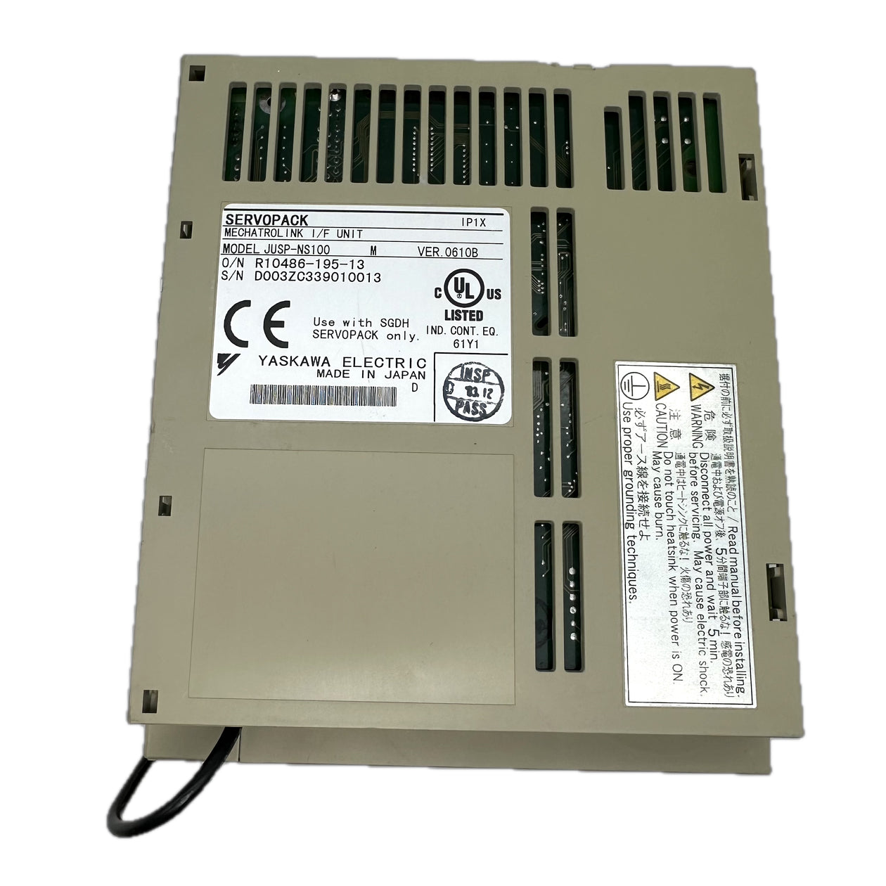 LK4907 Servoregler Yaskawa SGDH-01AE I F Unit JUSP-NS100 100W_4