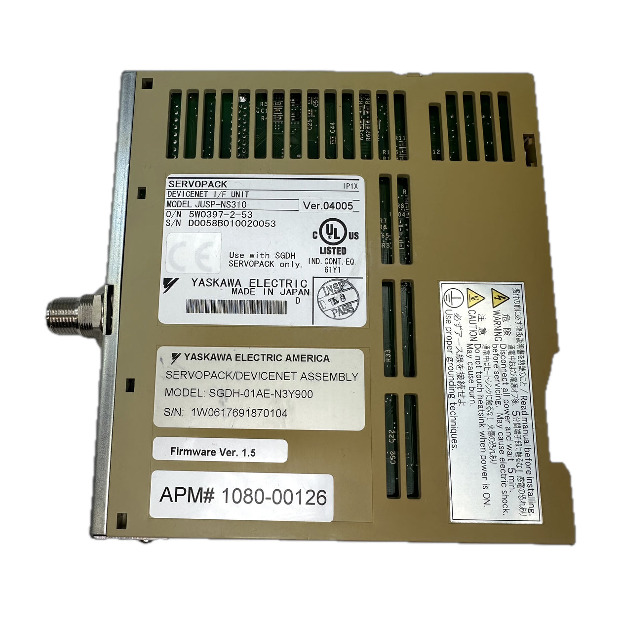 LK4909 Servopack Devicenet I F Unit Yaskawa JUSP-NS310 Gehäuseschaden_5