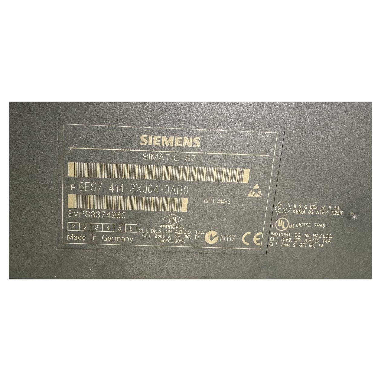 LK4910 CPU 414-3 Zentralbaugruppe Siemens 6ES7414-3XJ04-0AB0 6ES7 414-3XJ04-0AB0