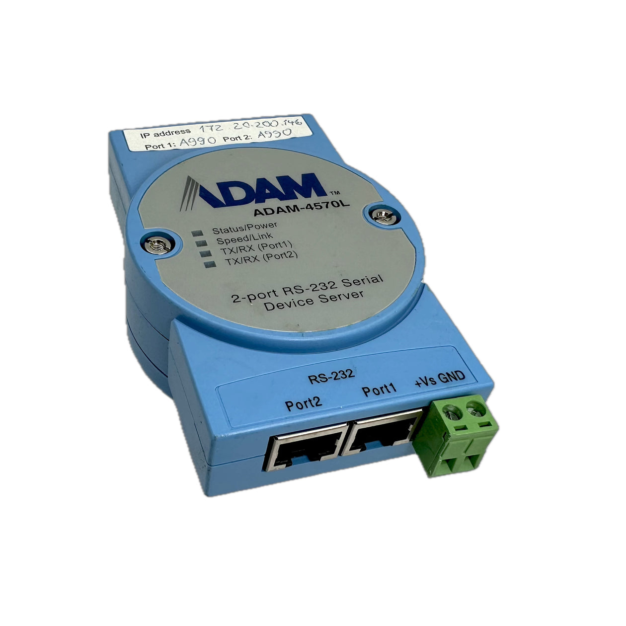 LK4927 2 Port RS 232 Serial Device Server Adam 4570L
