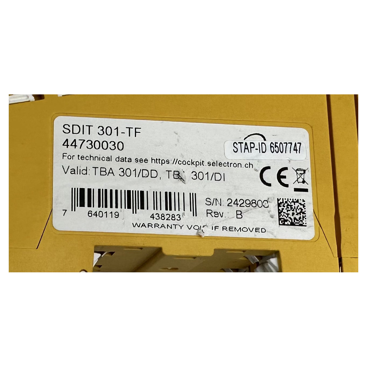 LK4935 digital input module Selectron SDIT 301-TF 44730030_3
