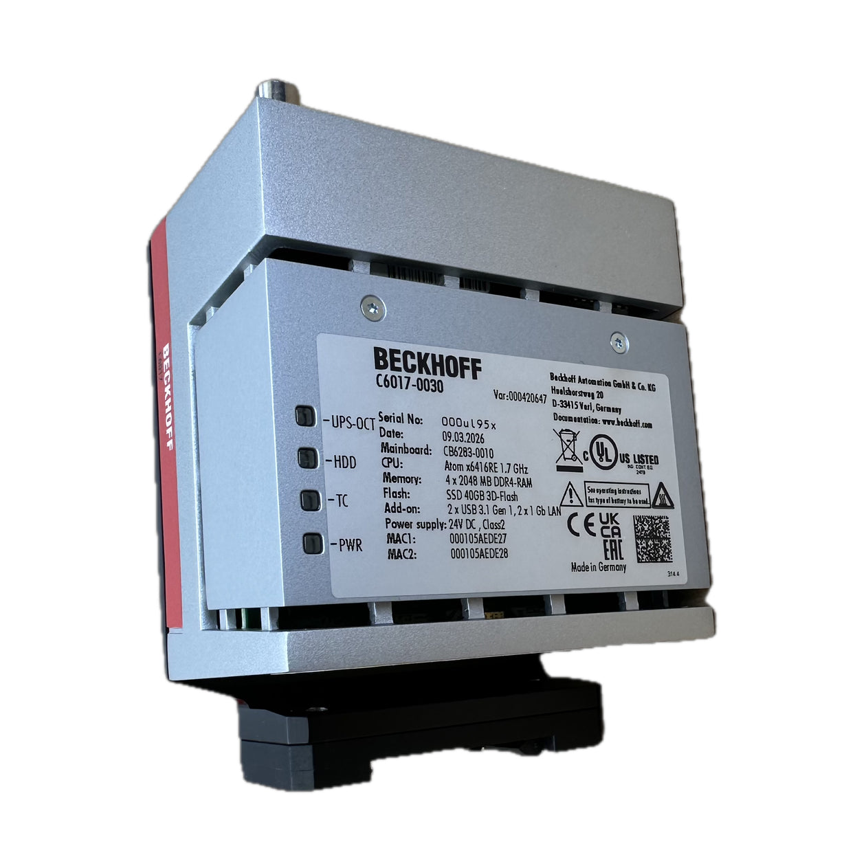 LK5007 Ultra Kompakt Industrie PC Beckhoff C6017-0030_6