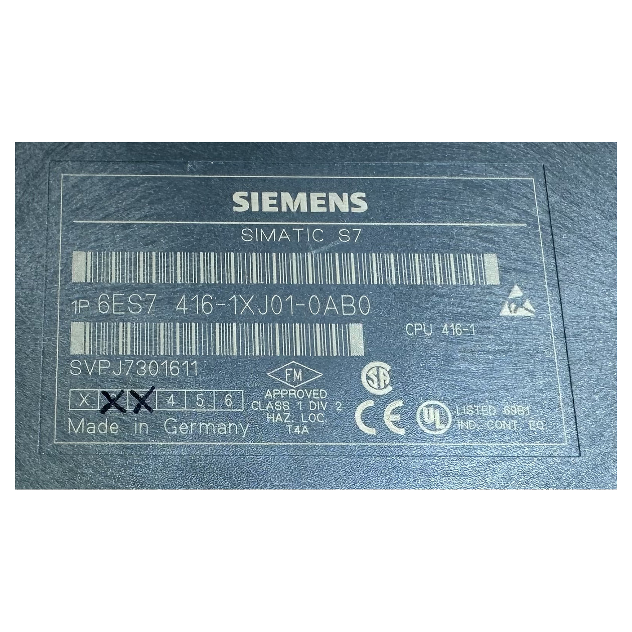 LK5025 CPU 416-1 Siemens 6ES7416-1XJ01-0AB0 6ES7 416-1XJ01-0AB0 E3_6
