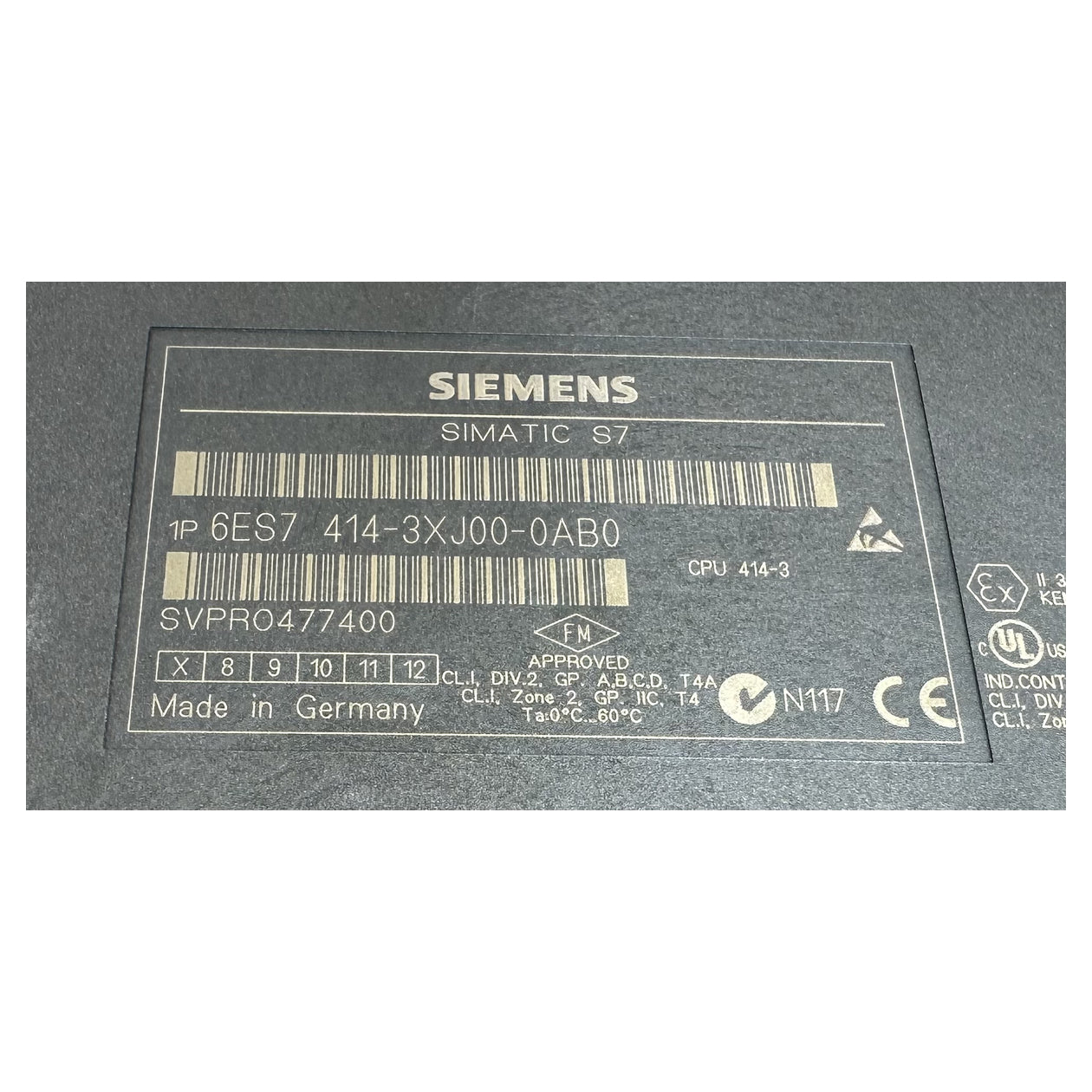 LK5029 CPU 414-3 Siemens 6ES7 414-3XJ00-0AB0 6ES7414-3XJ00-0AB0 E7 V3.1.3_7