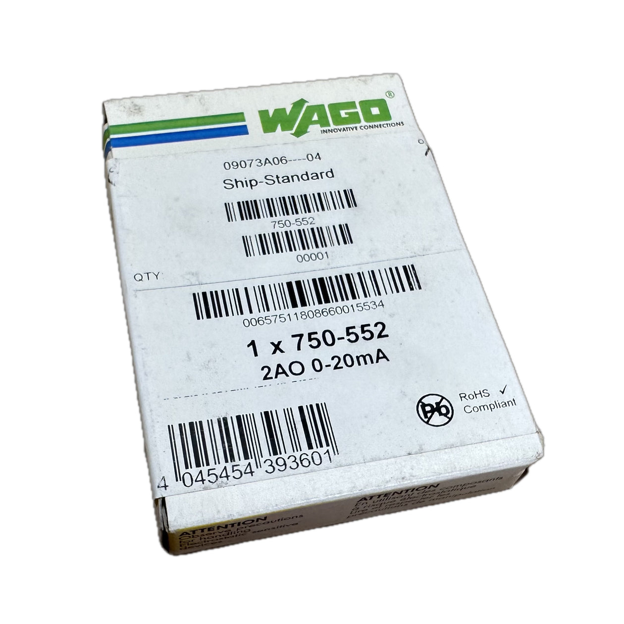 LK5039 2-Kanal-Analogausgangsmodul Wago 750-552 versiegelt