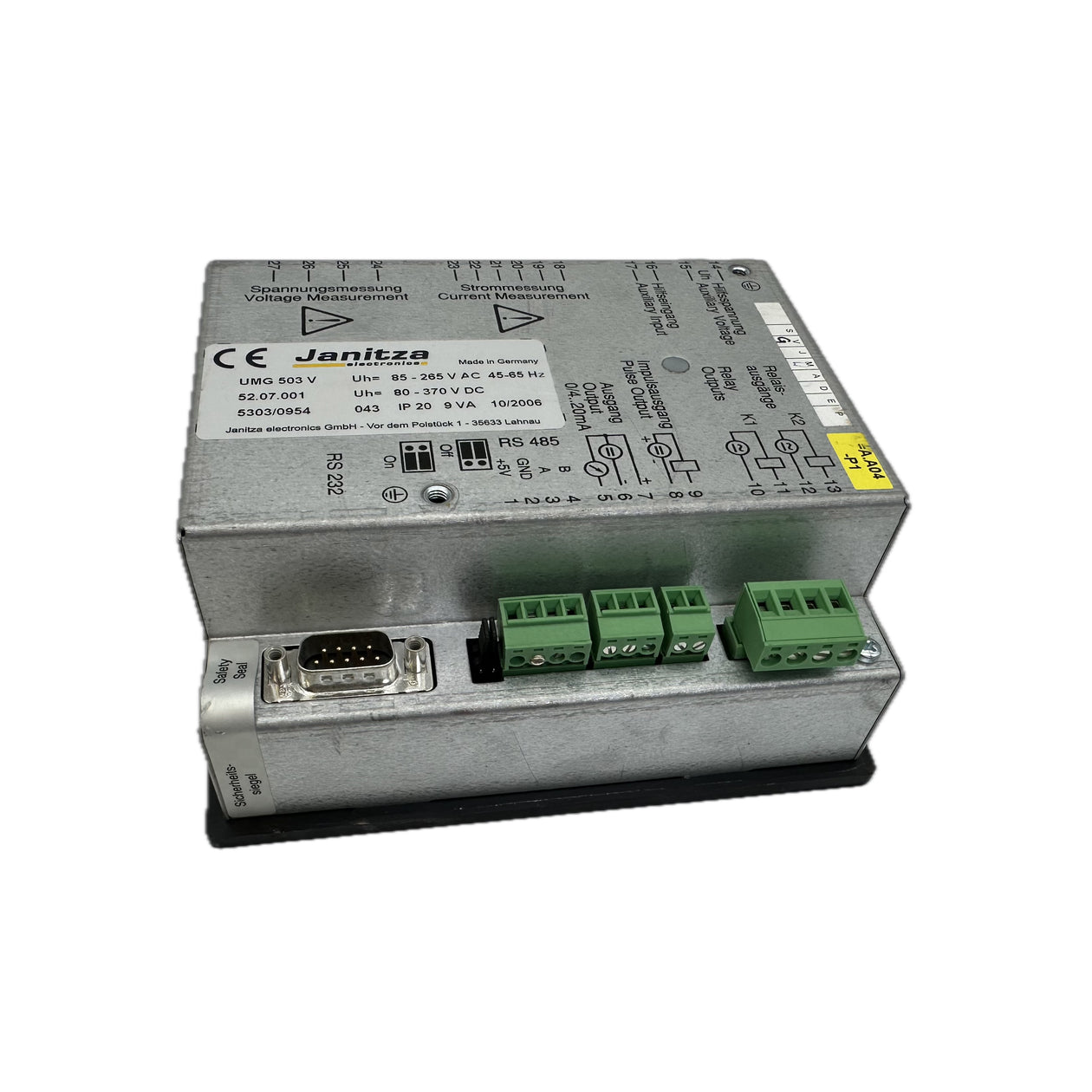 LK5047 Netzanalysator Janitza UMG 503 V 144x144mm_4