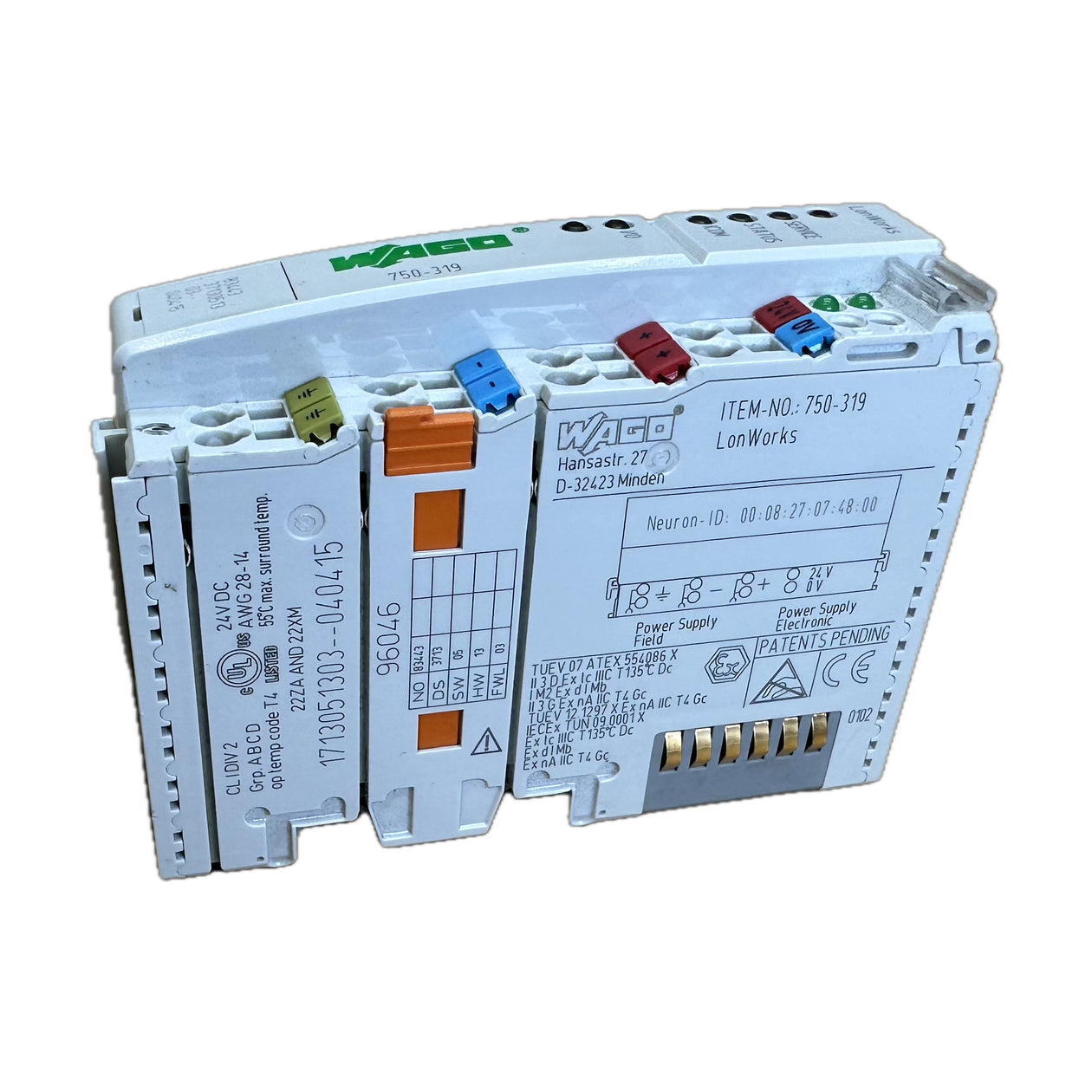 LK5093 LonWorks Feldbuskoppler Wago 750-319_4