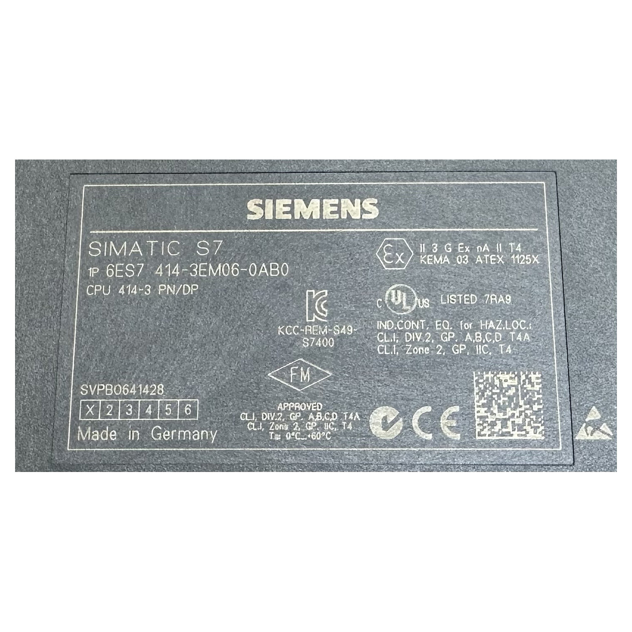 LK5098 CPU 414-3 PN/DP Siemens 6ES7414-3EM06-0AB0 6ES7 414-3EM06-0AB0 E1_4