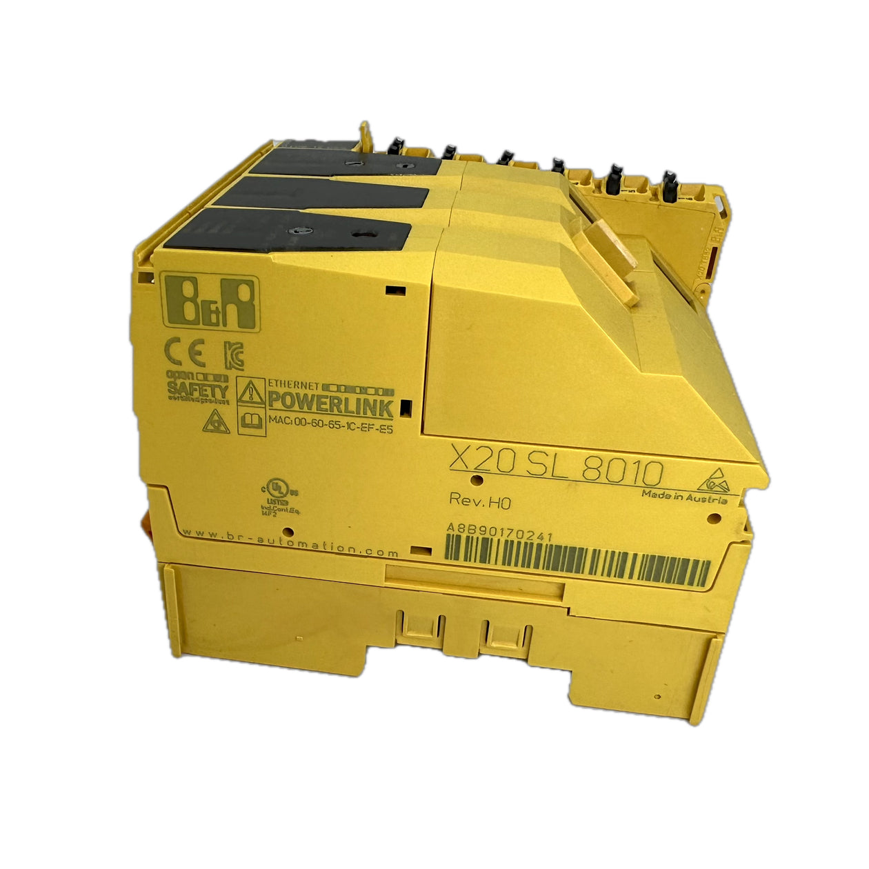 LK5109 Safelogic Sicherheits CPU B&R X20SL8010 Rev H0_3
