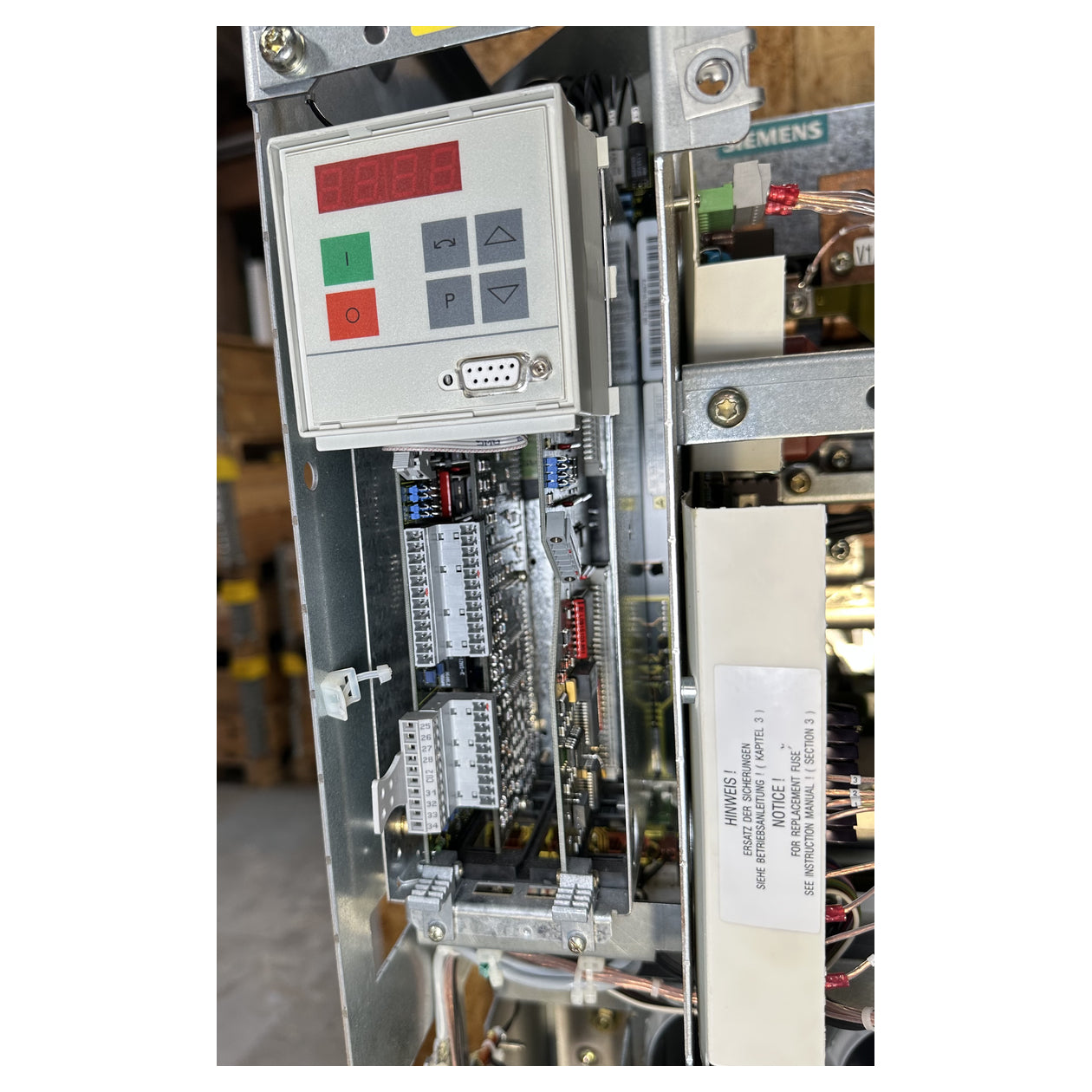 LK5133 Frequenzumrichter Siemens 6SE7032-6EG20 132KW 6SE7090-0XX84-0AF0 -0AJ0_4