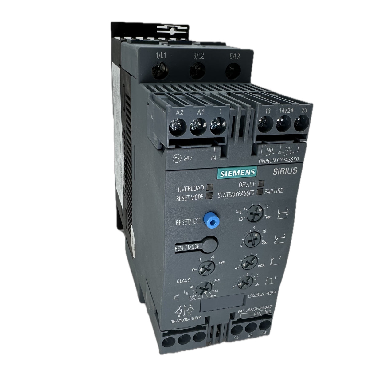 LK5151 Sanftanlauf Softstarter Siemens 3RW4036-1BB04 22KW an 400V AC_3