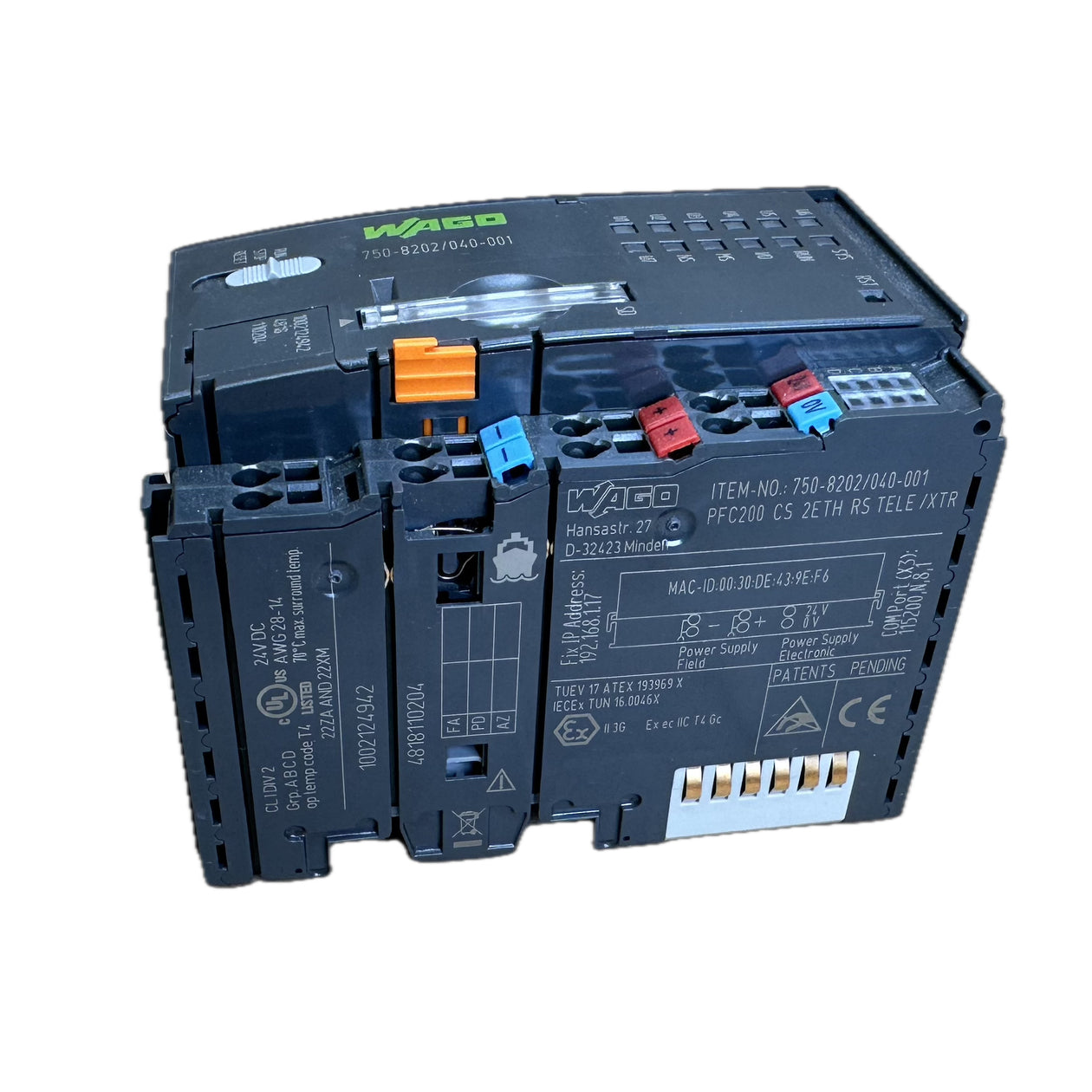LK5179 Controller PFC200 2x Ethernet RS232 485 Wago 750-8202/040-001_3