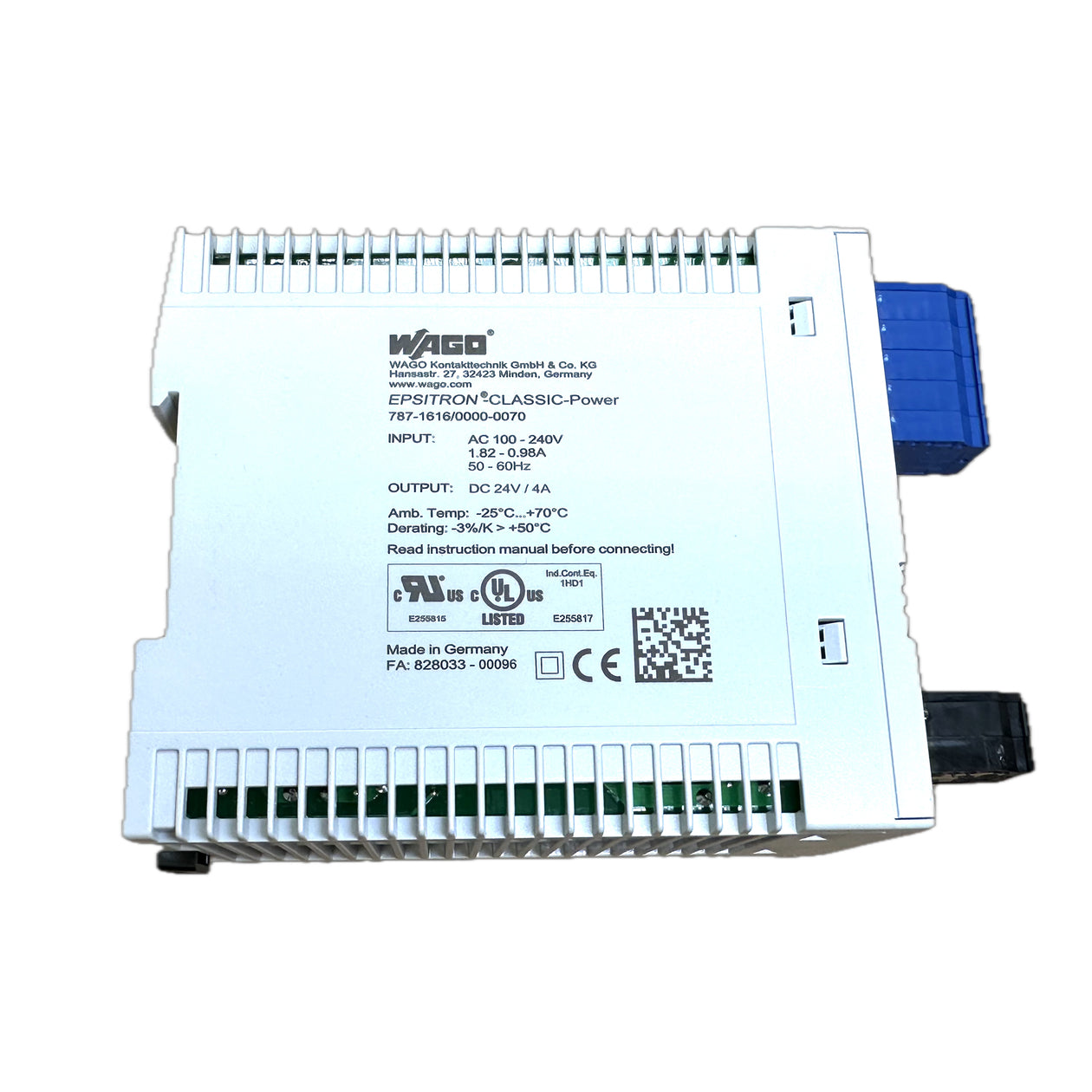 LK5181 Power Supply Power Supply Wago 787-1616/0000-0070 24V DC 4A_5