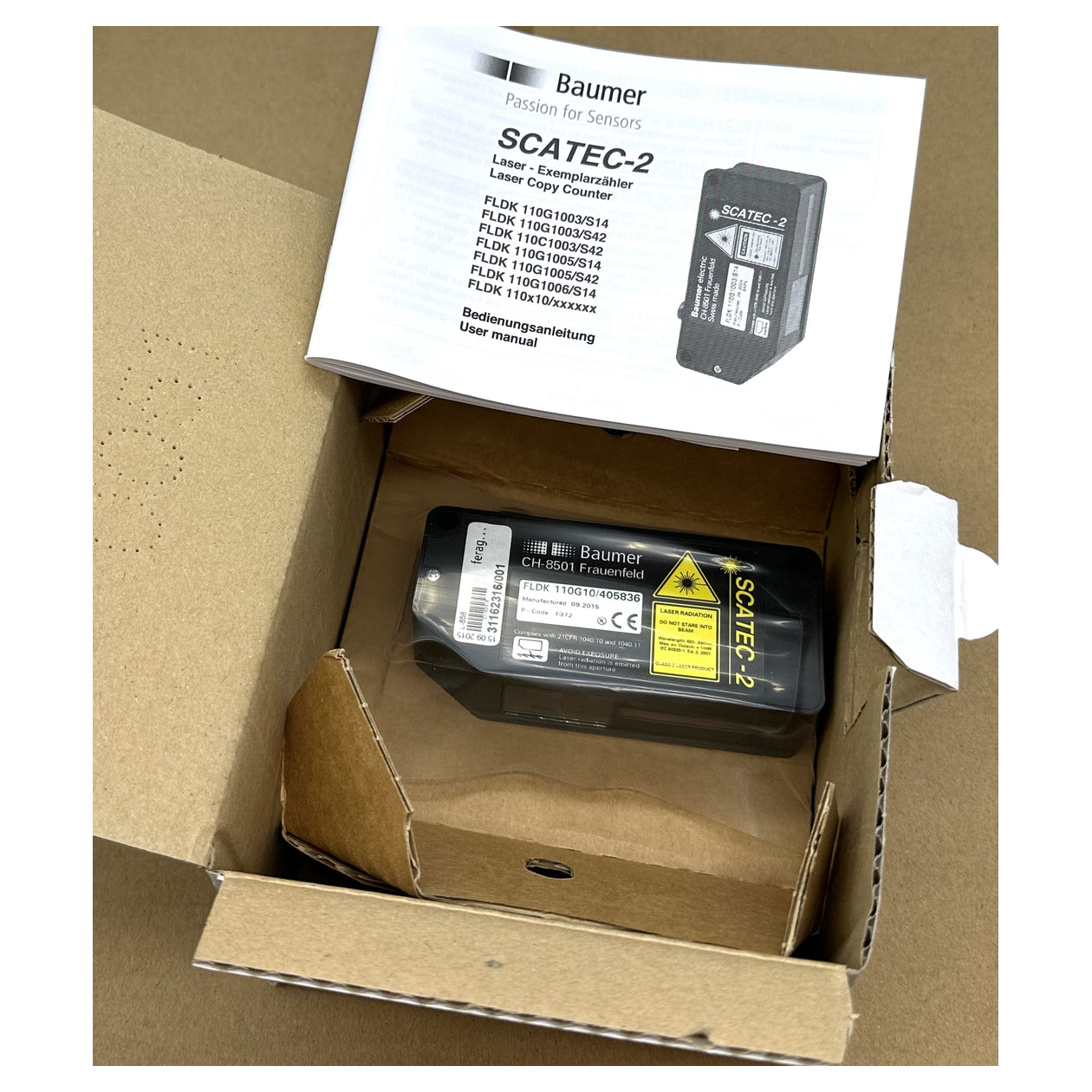 LK5228 Exemplarzähler Baumer FLDK 110G10/405836 ovp_2