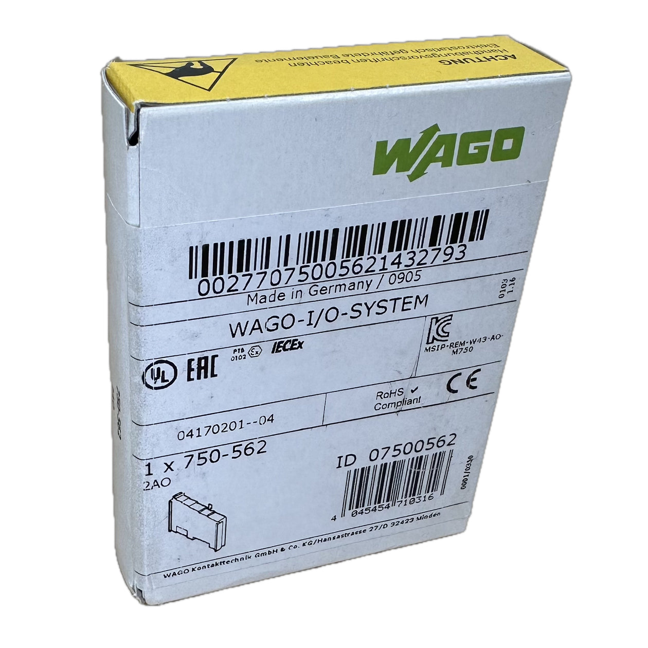 LK5257 2 Kanal Analogausgangsmodul Wago 750-562 versiegelt