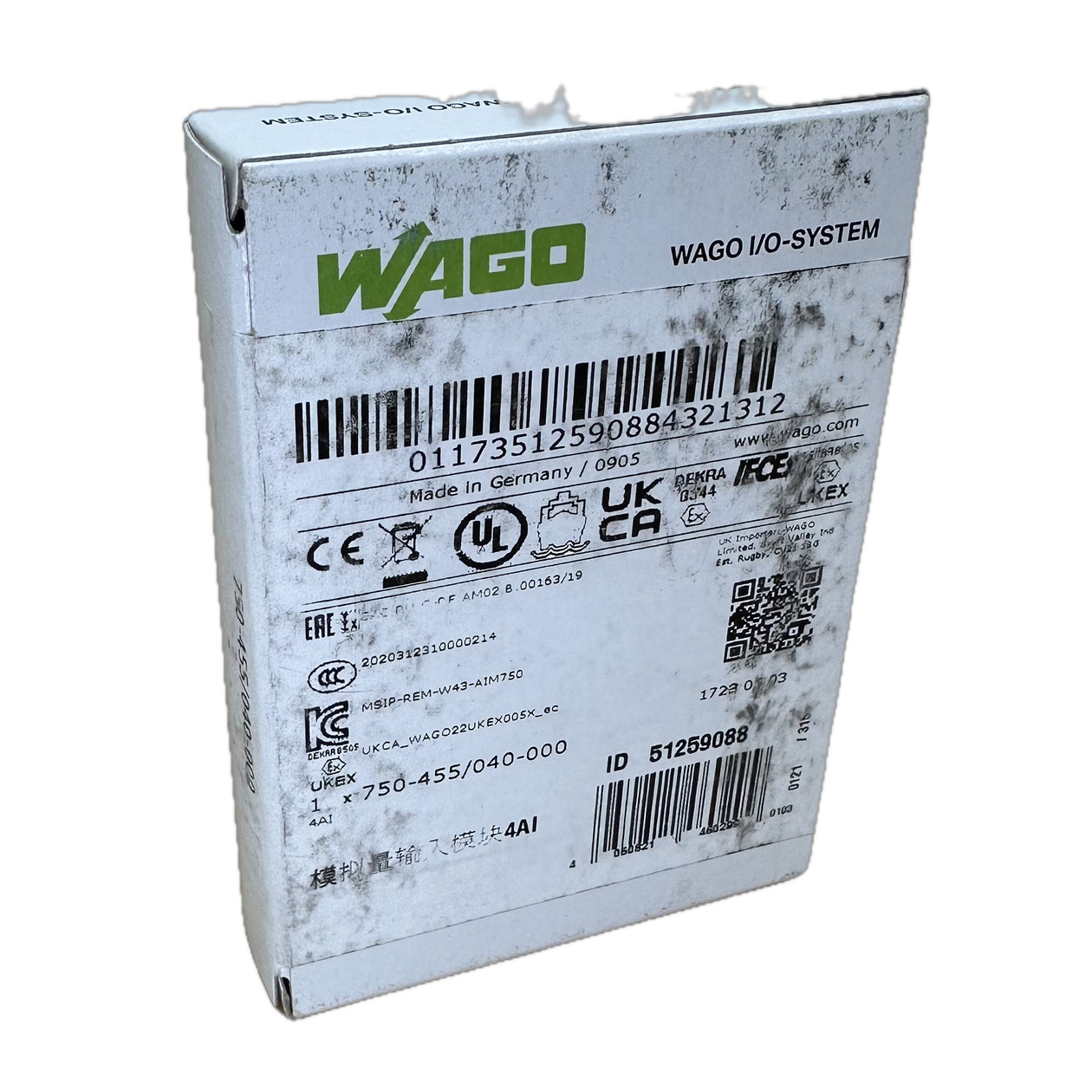 LK5258 4 Kanal Analogeingang Extrem Wago 750-455/040-000 versiegelt