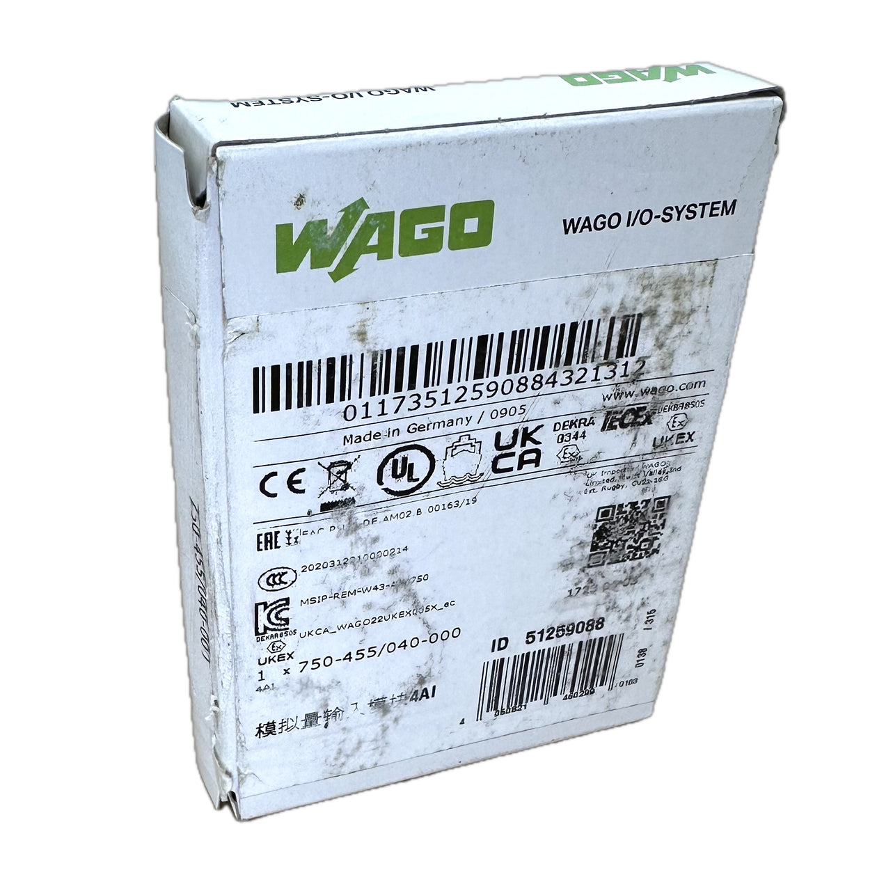 LK5259 4 Kanal Analogeingang Extrem Wago 750-455/040-000 Siegel offen
