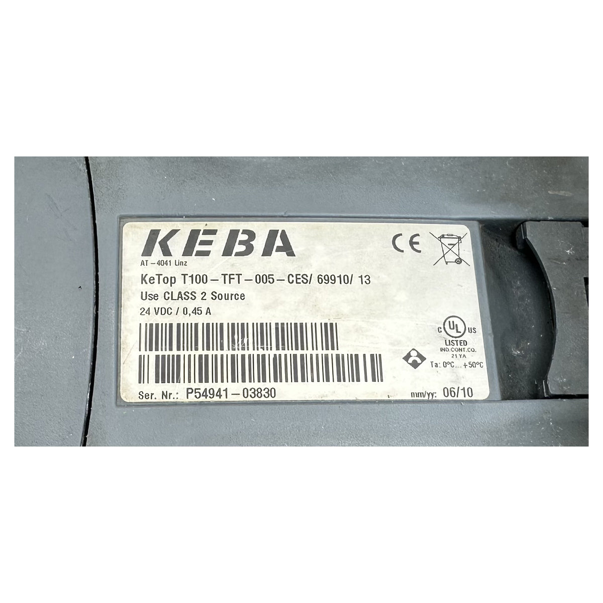 LK5263 Teach Pendant Keba Ketop T100-TFT-005-CES 69910 13_4