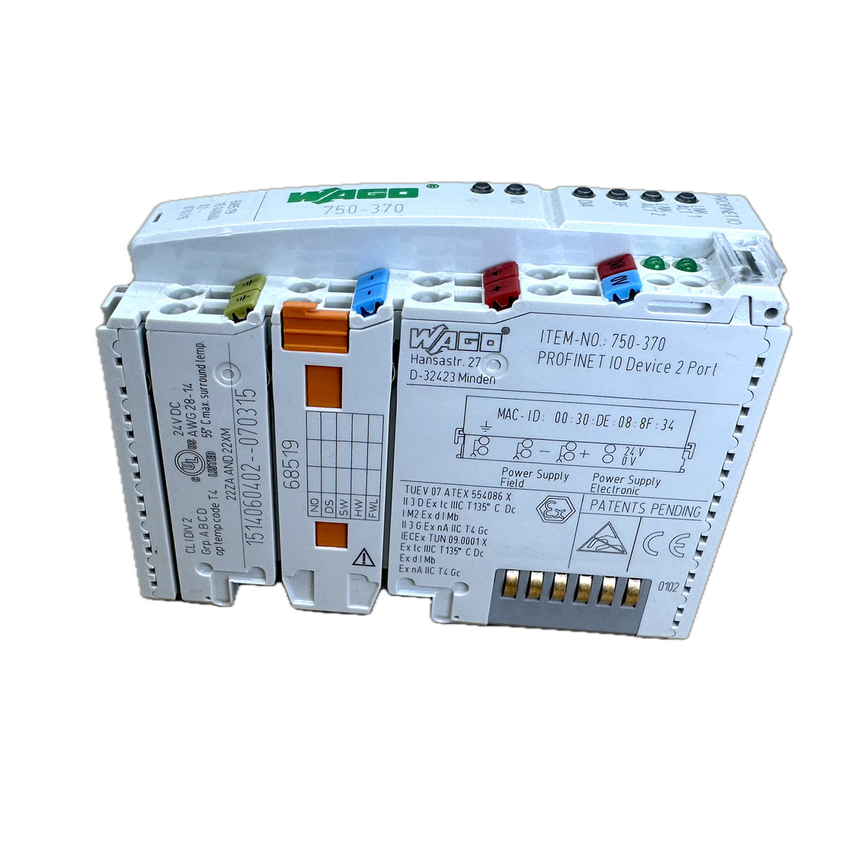 LK5295 Profinet Feldbuskoppler 2 Gen Wago 750-370_3
