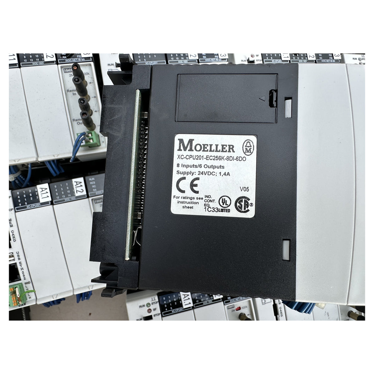 LK5333 Posten 48 Stück Moeller XC-CPU201-EC256K-8DI-6DO HWH XIOC-NET-IB-SO_3