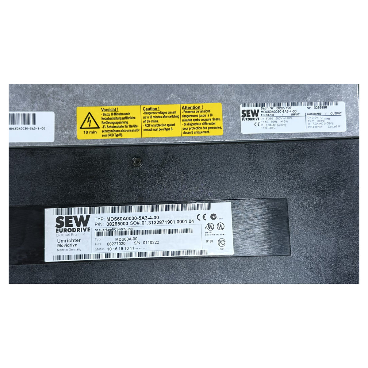 LK5355 Umrichter SEW MDS60A0030-5A3-4-00 MDX60A0030-5A3-4-00 1.04 3KW_5
