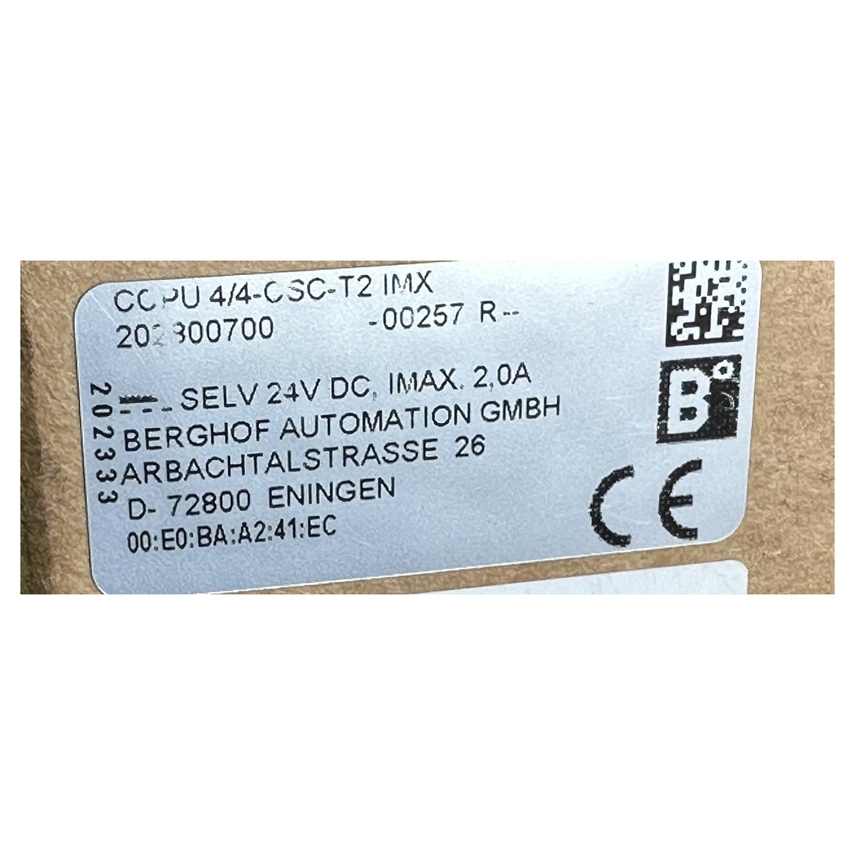 LK5356 CPU Steuerungsmodul SPS Berghof CCPU 4/4-CSC-T2 IMX_5