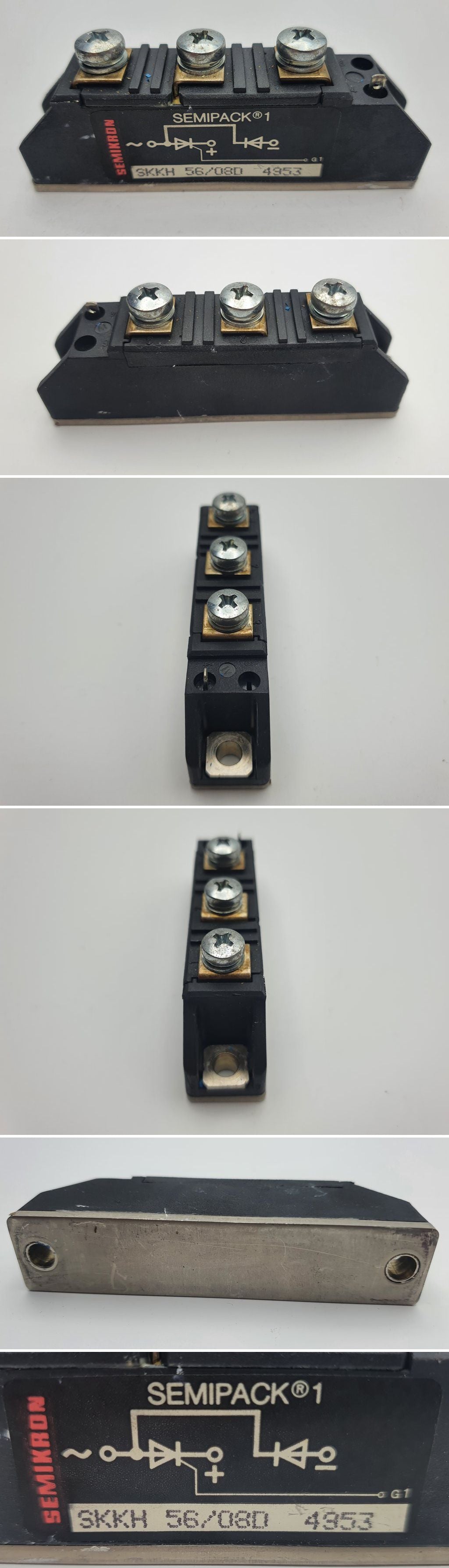 LK64 Dual Dioden Module Semikron SKKH 56/080_2