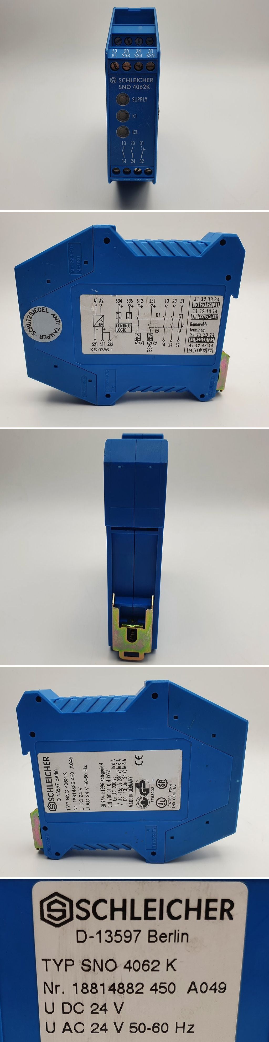 LK86 Sicherheitsrelais Schleicher SNO 4062 K 24V DC 24V AC_2