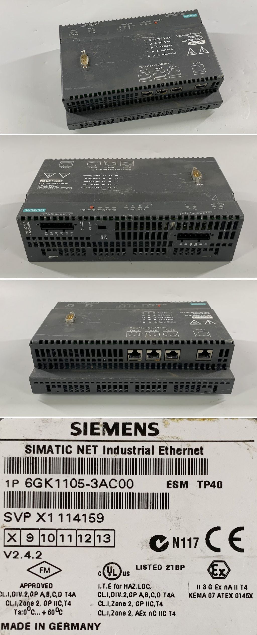 LK899 Industrial Ethernet Siemens 6GK1105-3AC00 6GK1 105-3AC00 E8