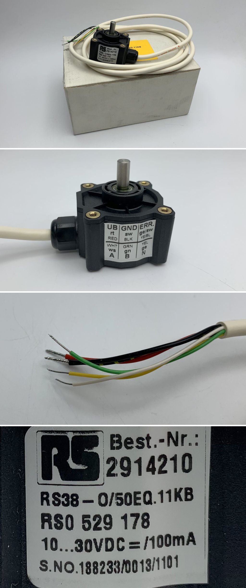 LK969 Encoder Drehgeber Hengstler RS38-0/50EQ.11KB 2914210 RS0 529 178