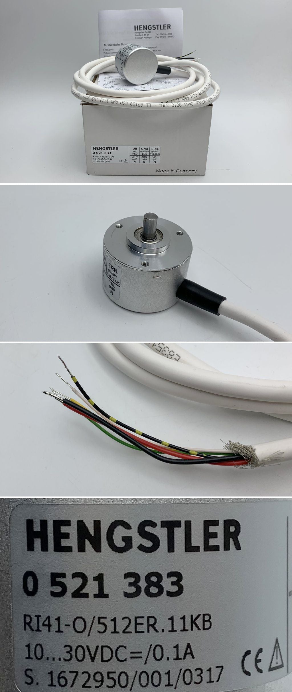 LK972 Encoder Drehgeber Hengstler RI41-0/512ER.11KB 0521383