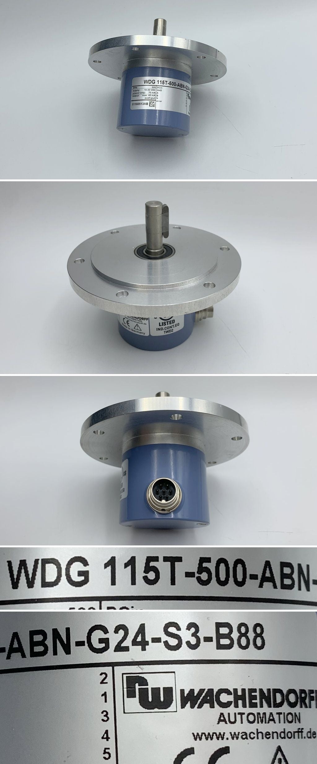 LK982 Encoder Drehgeber Wachendorf WDG 115T-500-ABN-G24-S3-B88