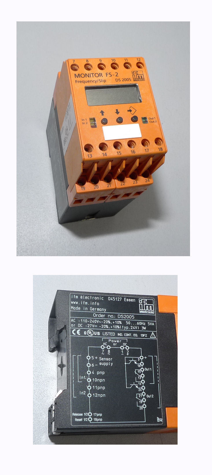 MG100 Impulsdifferenz-Wächter IFM ds2005 ds 2005