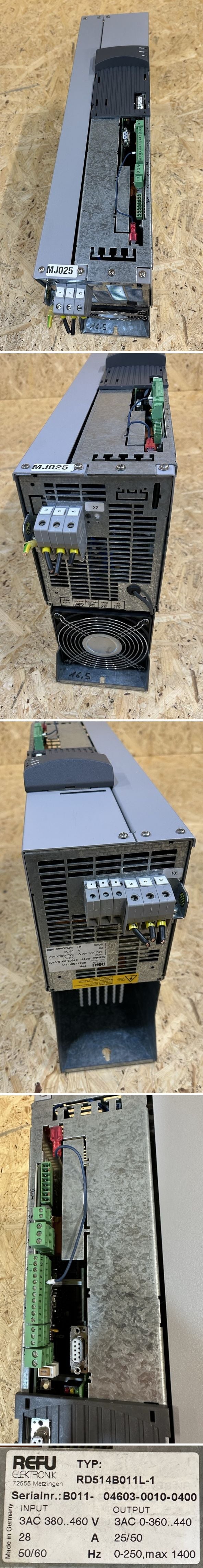 MJ025 Frequenzumrichter Refu RD514B011L-1 RD51.1-4B 25/50A Profibuskarte