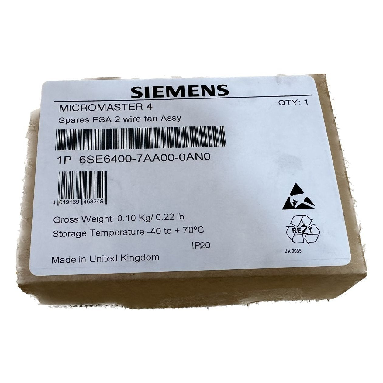 .MJ033 Micromaster Lüftereinheit Lüfter Siemens 6SE6400-7AA00-0AN0