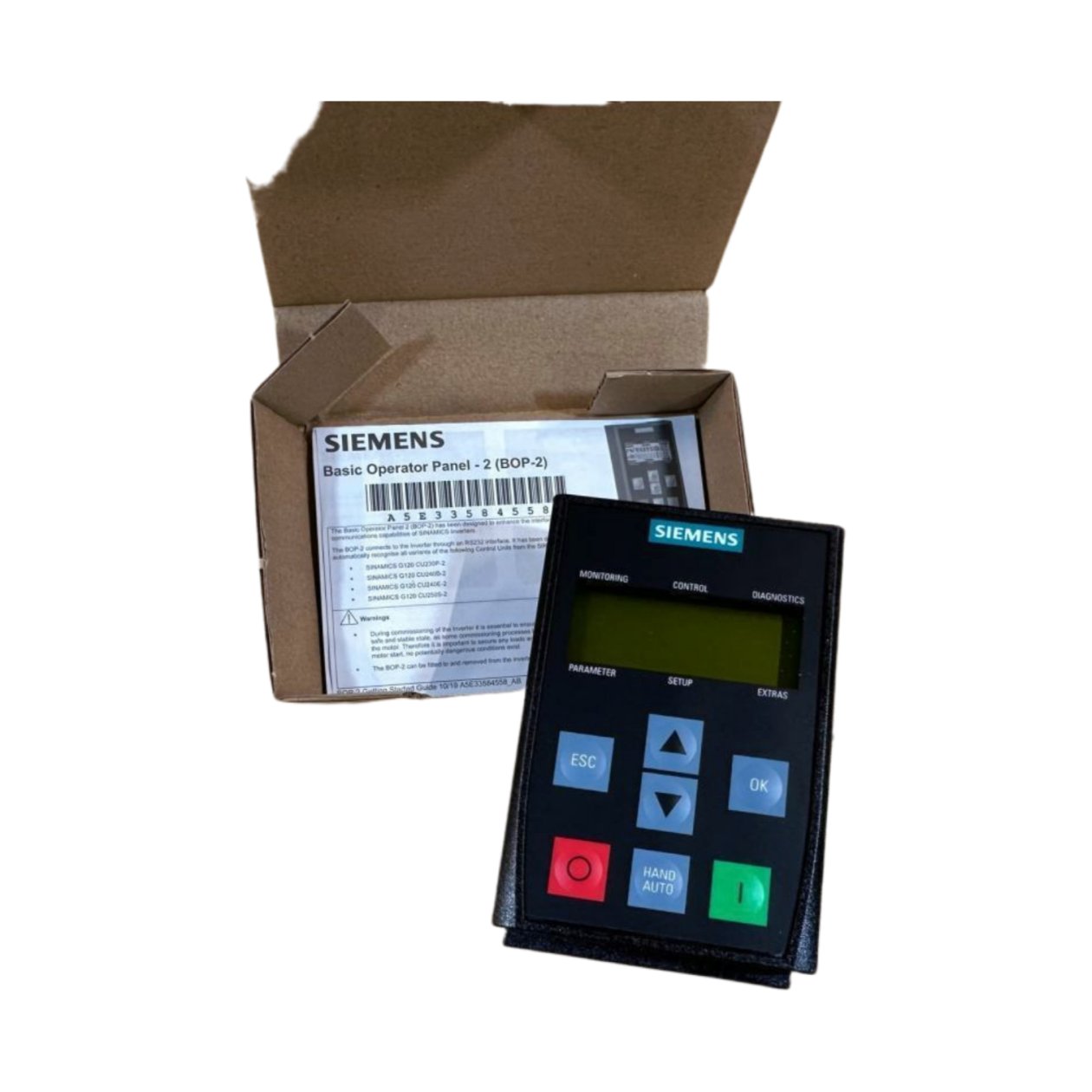 MJ059 Bedienpanel Sinamics G120 Basic Operator Panel Siemens 6SL3255-0AA00-4CA1