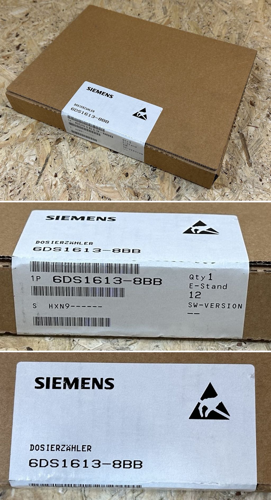 MJ122 Dosierzähler Teleperm Siemens 6DS1613-8BB E12 versiegelt