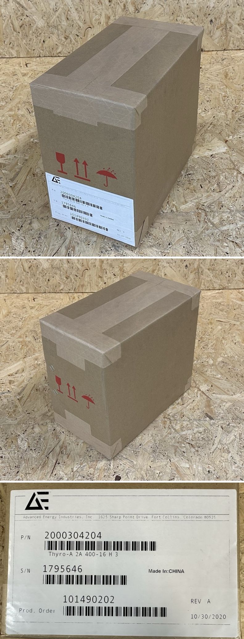 MJ134 Thyristorsteller AEG Advanced Energy Thyro-A 2A 400-16