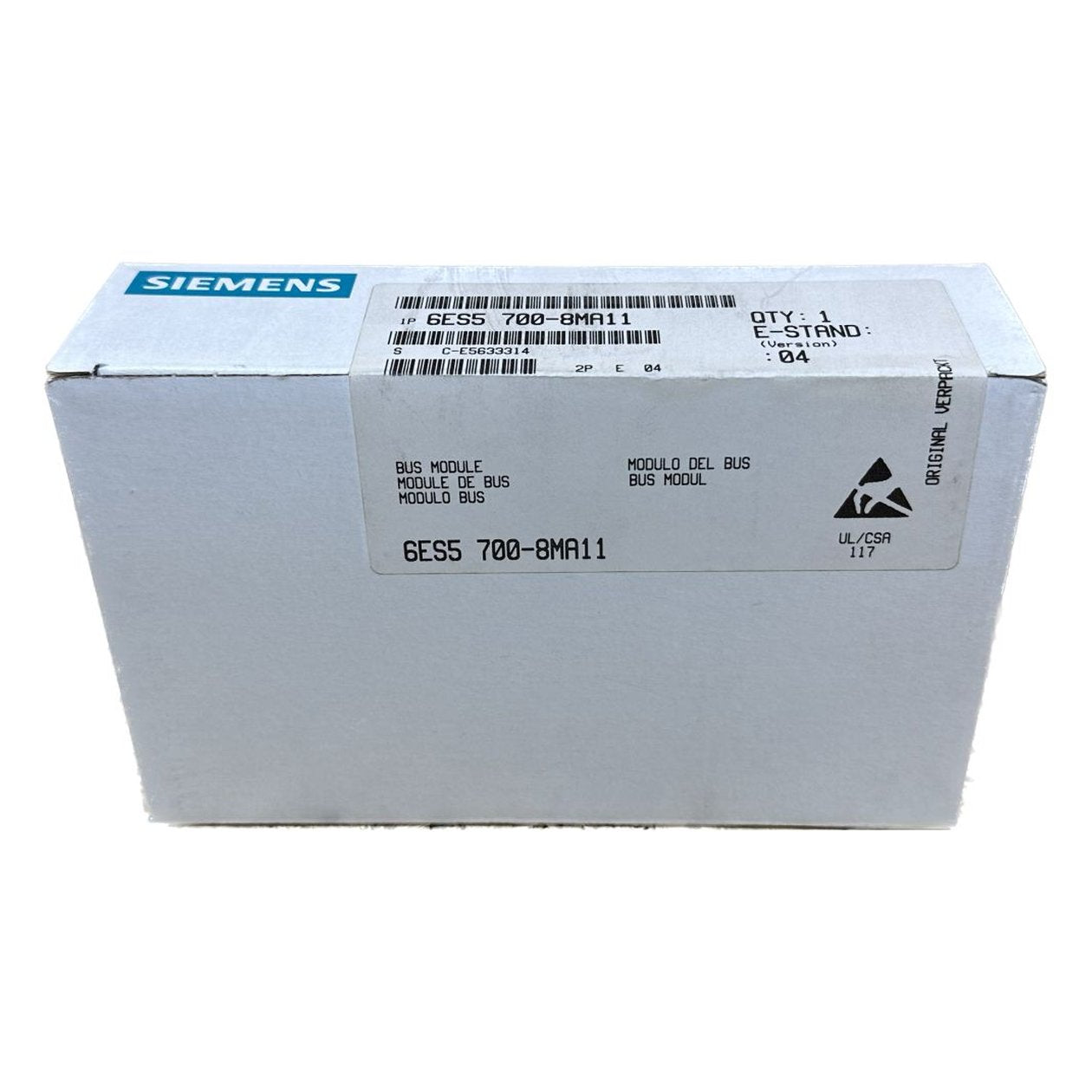 MJ267 Busmodul Siemens 6ES5700-8MA11 6ES5 700-8MA11 E6 Versiegelt