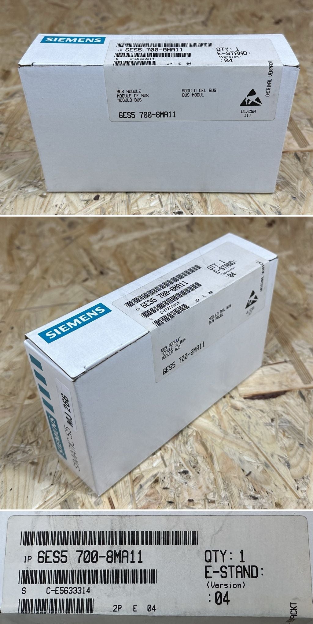 MJ268 Busmodul Siemens 6ES5700-8MA11 6ES5 700-8MA11 E4 Versiegelt