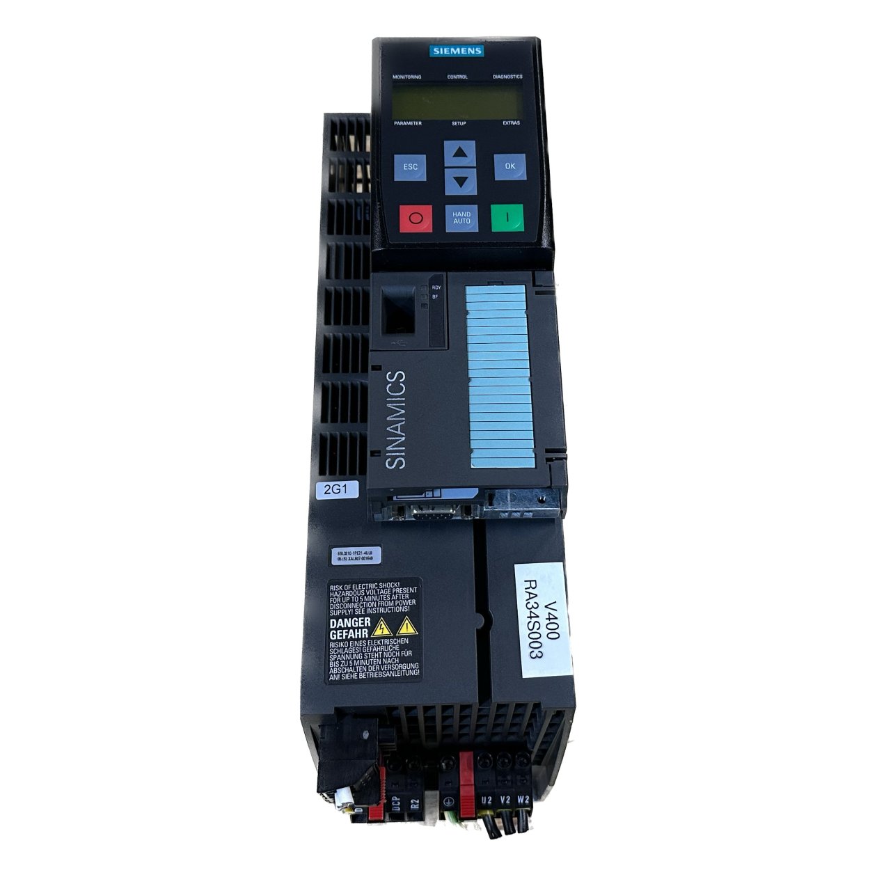 MJ366 Frequency Converter Siemens 6SL3210-1PE21-4UL0 6SL3244-0BB00-1PA1 5.5KW