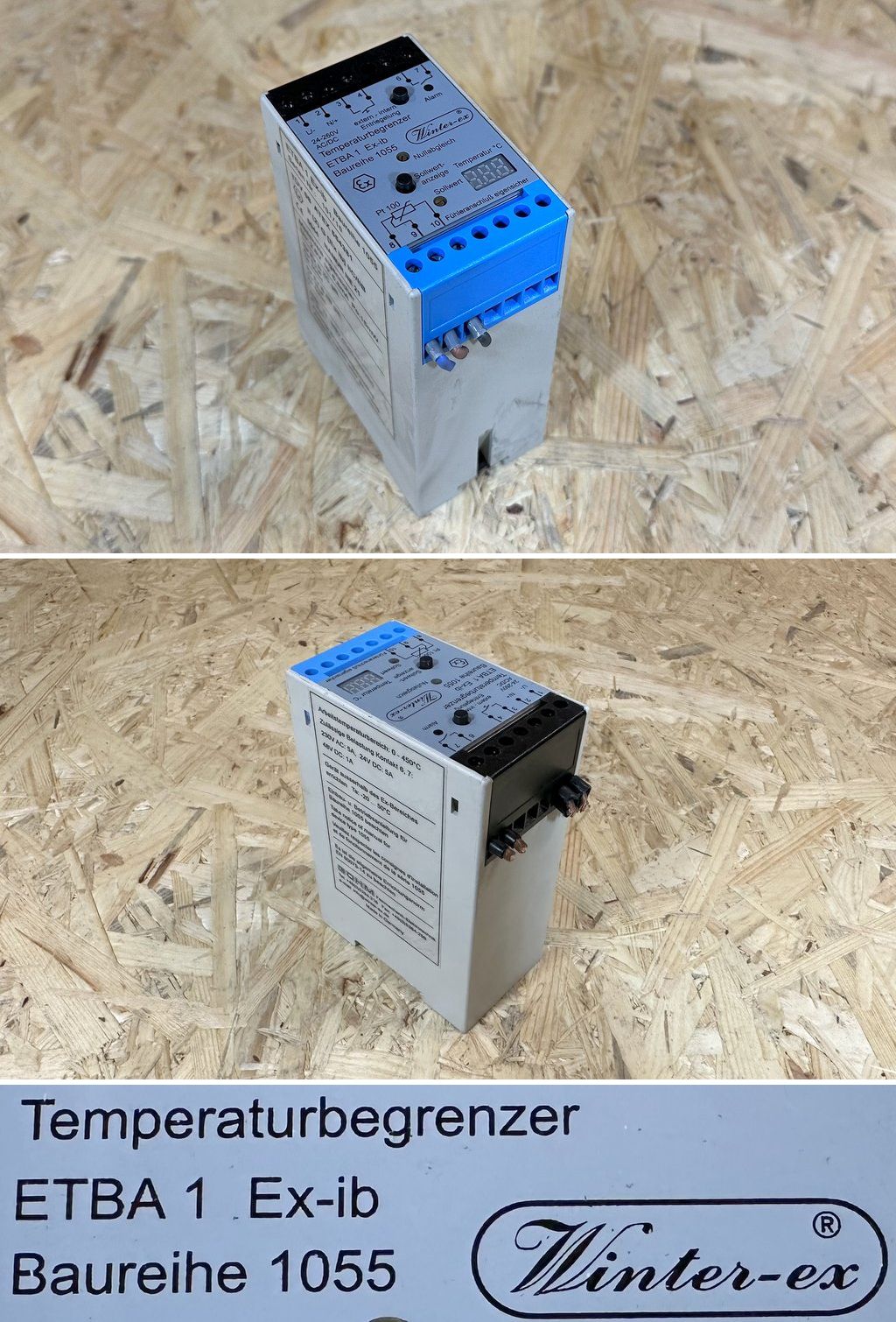 MJ502 Temperaturbegrenzer Winter-ex ETBA 1 Ex-ib Baureihe 1055