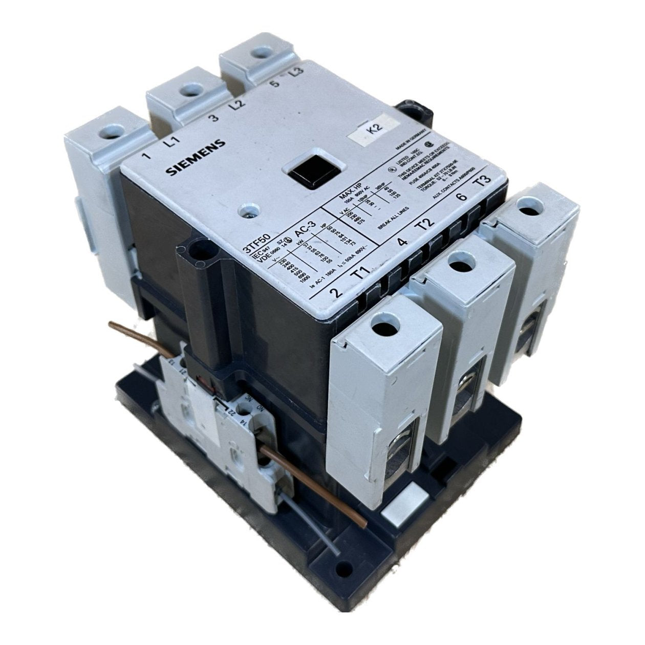 .MJ506. Schütz Siemens 3TF5022-0AP0 55kW Spule 230V/AC