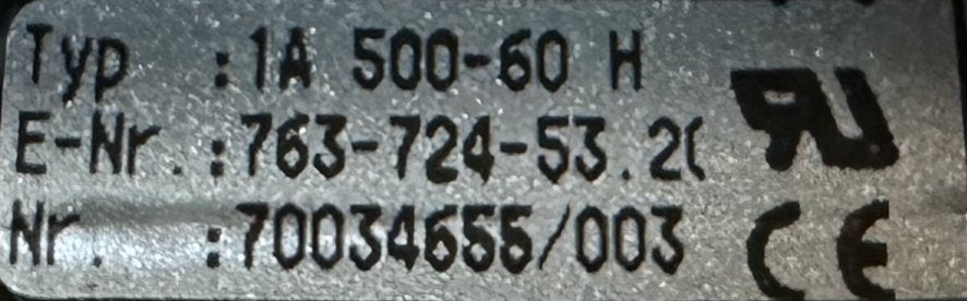 AEG Thyro-A 1A 500-60 H-4