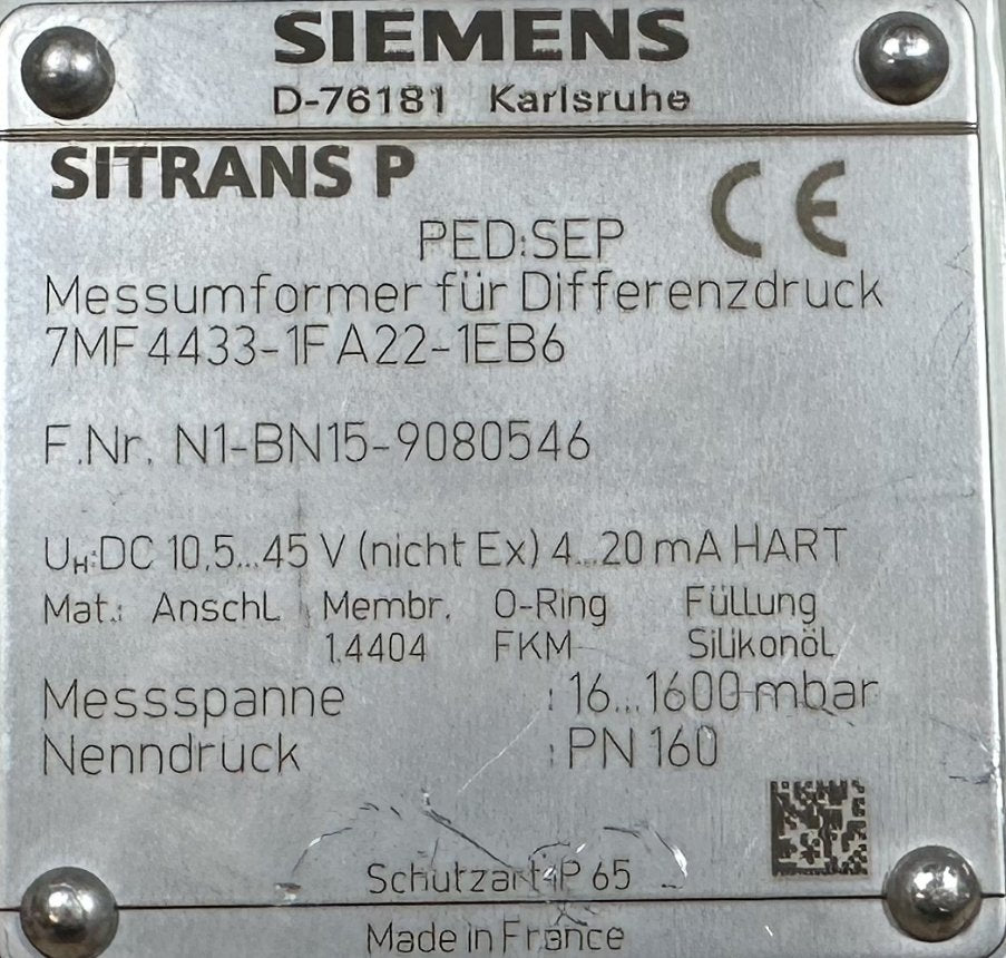 Siemens 7MF4433-1FA22-1EB6-4