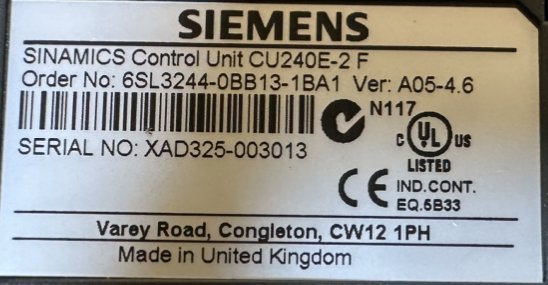 Siemens 6SL3244-0BB13-1BA1-4