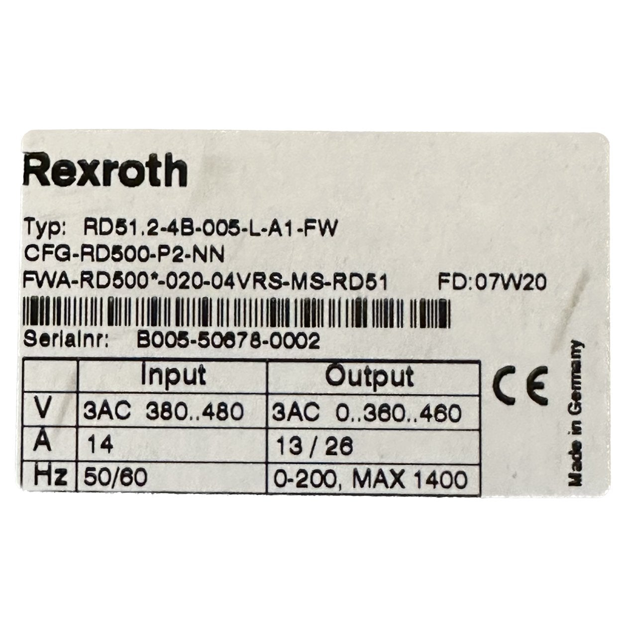 Rexroth RD51.2-4B-005-4