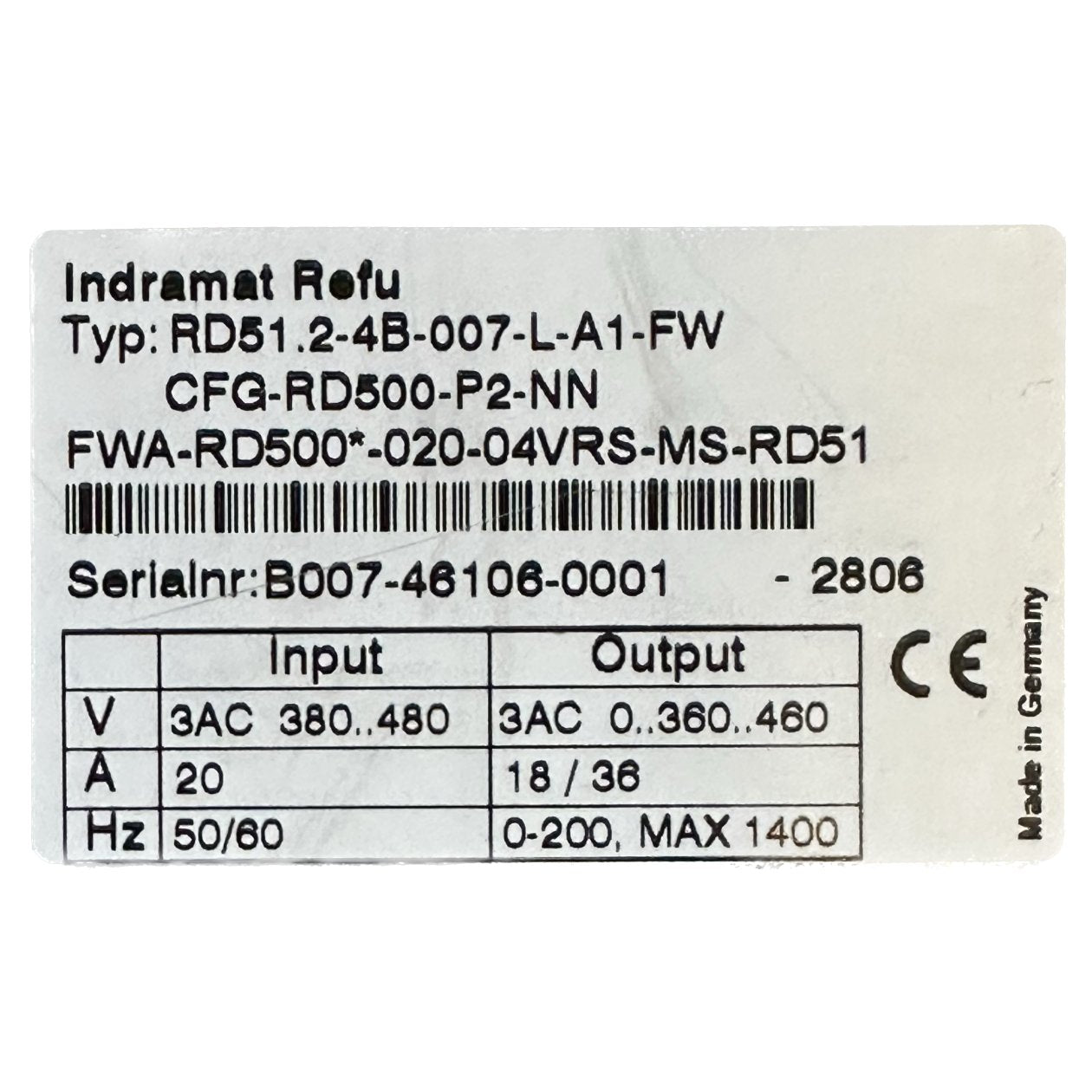 Rexroth RD51.2-4B-007-2